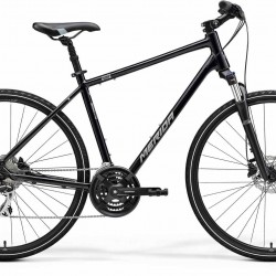 MERIDA CROSSWAY 20 BLACK SHIMANO MT200 HIBRIDINIS DVIRATIS 28" S(47cm), L(55cm)