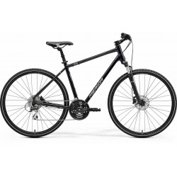 MERIDA CROSSWAY 20 BLACK SHIMANO MT200 HIBRIDINIS DVIRATIS 28" S(47cm), L(55cm)