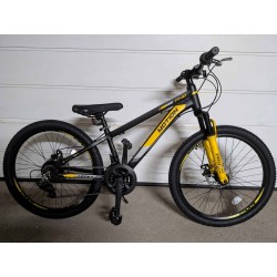 Umit Motion dviratis paaugliui 24" black yellow