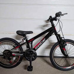 Umit Rock vaikiškas dviratis 20" black red